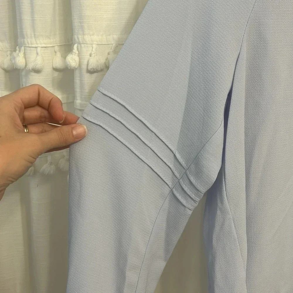 NWT Social standard by sanctuary light blue blouse - Picture 7 of 9